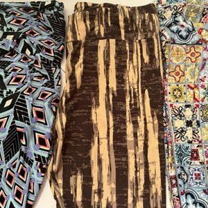 LuluRoe Leggings Lot of 3 Tall and Curvy